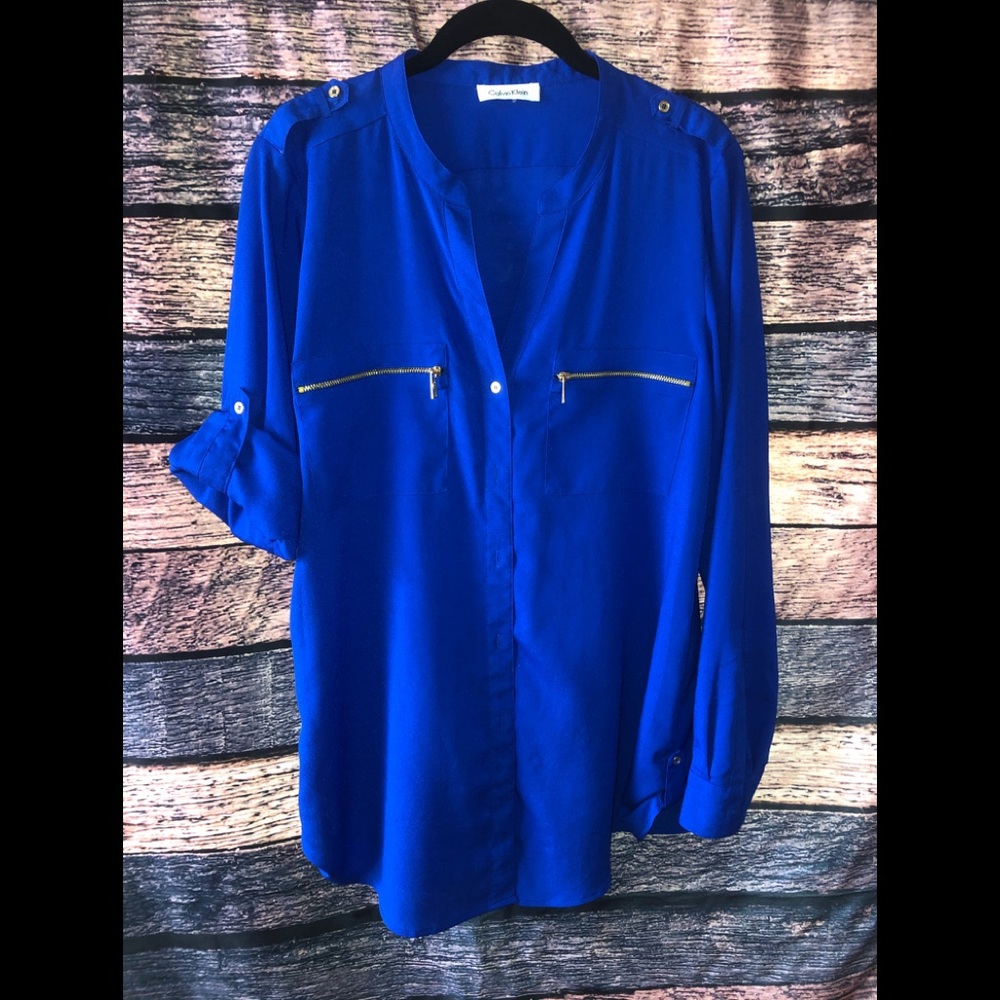 Calvin Klein Royal Blue Top!